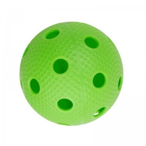 Мяч для флорбола RealStick, арт. MR-MF-Gn, пластик с углублениями, IFF Approved,зеленый