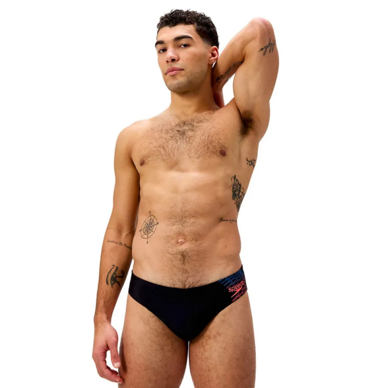 Плавки SPEEDO Medley Logo 7сm Brief, 8-0973918964, размер 32 (российский размер 48), нейлон, эластан.черный