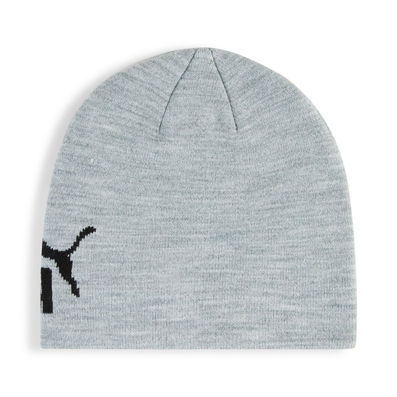 Шапка PUMA ESS Mid Crown Cuffless Beanie, 02641102, 100% акрил, светло-серый