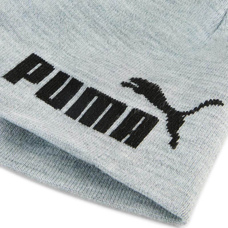 Шапка PUMA ESS Mid Crown Cuffless Beanie, 02641102, 100% акрил, светло-серый