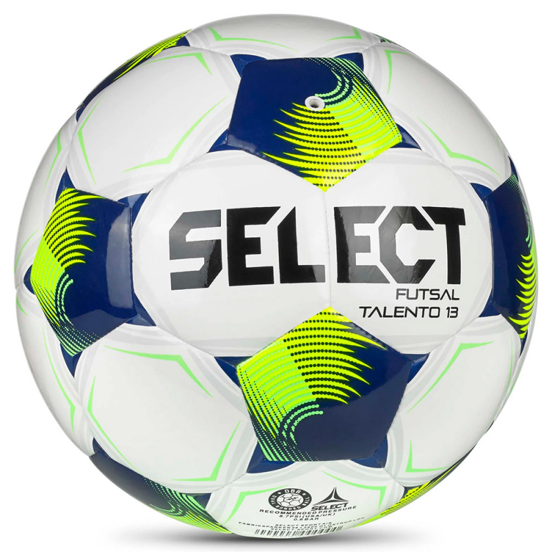 Мяч футзал. SELECT Futsal Talento 13 V26, 1062471015, размер 3, 32п, ТПУ, гибр.сш, бело-сине-желтый