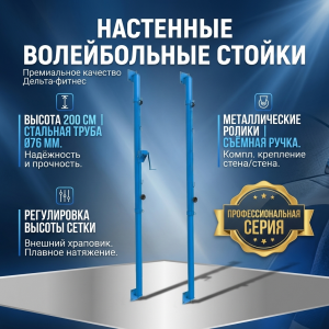 Стойки волейбольные настенные