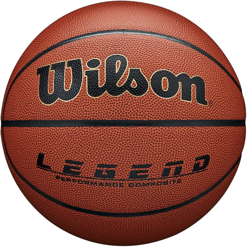 Мяч баск. WILSON Legend Comp, WTB0917XB, размер 7, синт.кожа (композит), бутил. камера, коричневый