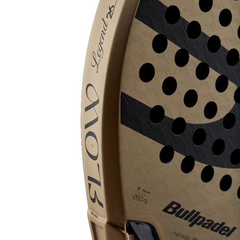 Ракетка для падела BULLPADEL Flow Legend 27, 497247, для профессионалов, стекловолокно, золотистый