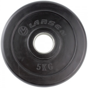 Диск обрезиненный NT121 черный д50мм 5кг