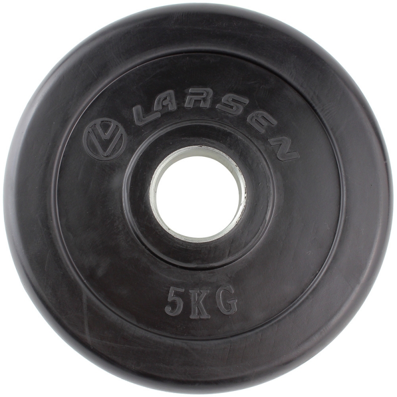 Диск обрезиненный NT121 черный д50мм 5кг