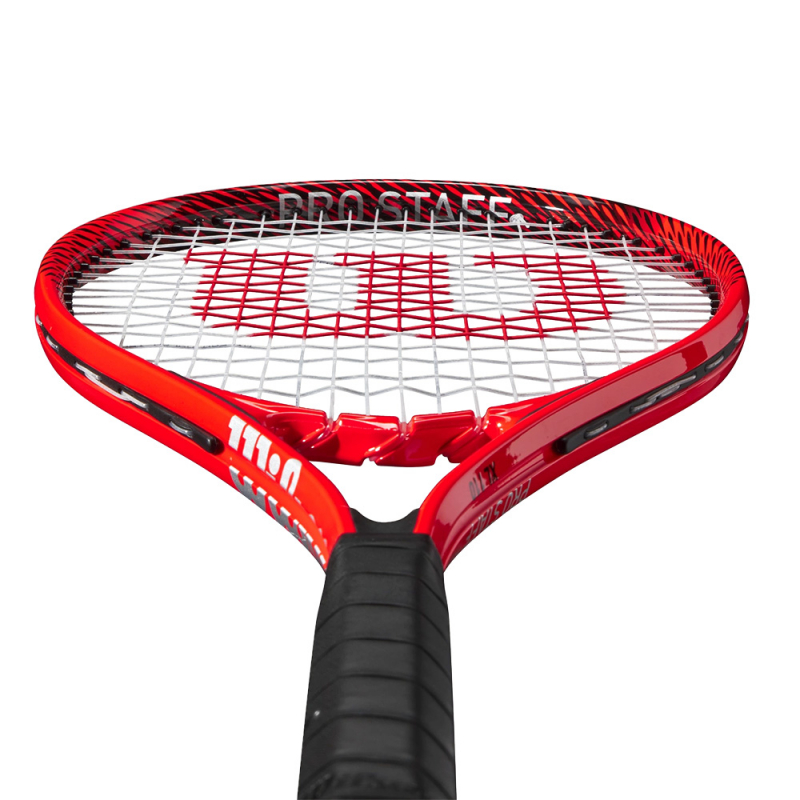 Ракетка б/т Wilson Pro Staff Precision XL 110 Gr1, WR171410U1, алюминий, со струнами, красно-черный