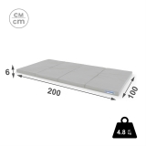 Мат (мягкий щит) Romana 2000*1000*60, в 4 сложения (желтый)