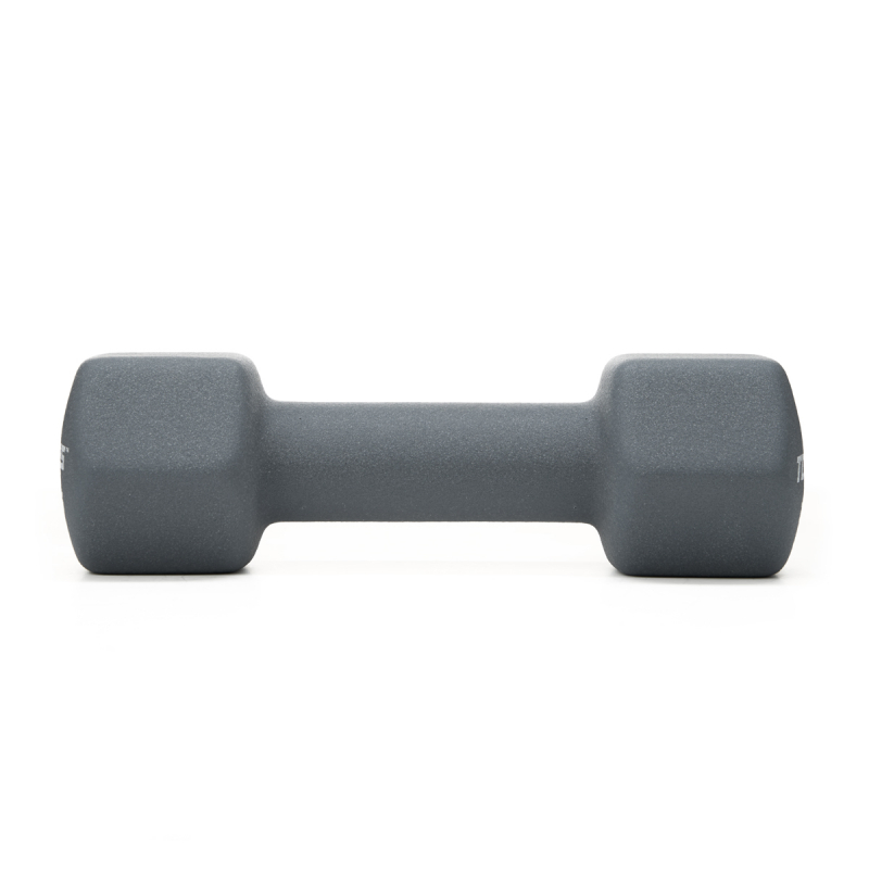 Гантель TORRES 3 кг, PL522503, металл в неопреновой оболочке, форма шестигранник, серый
