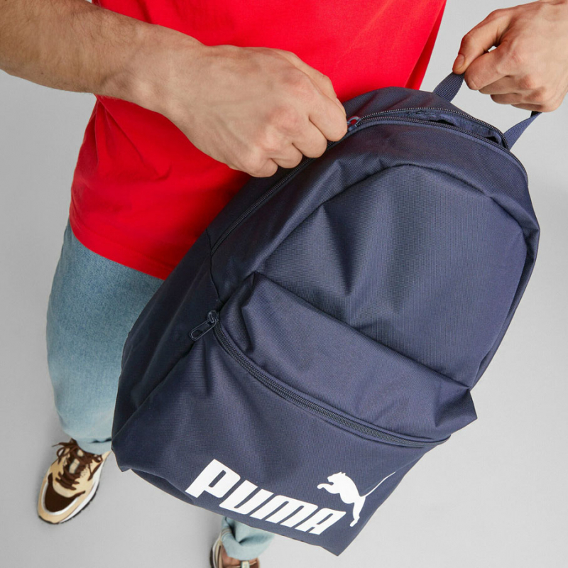 Рюкзак спорт. PUMA Phase Backpack, 09116402, полиэстер, темно-синий