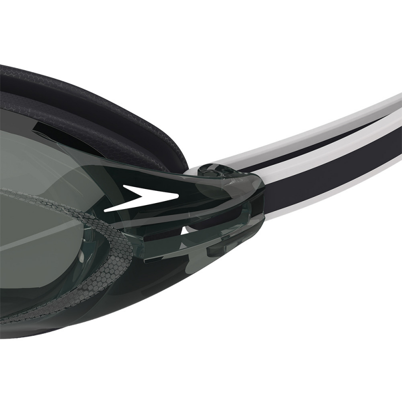 Очки для плав. SPEEDO Vanquisher 3.0, 8-00473509951, ДЫМЧАТЫЕ линзы, черная опр