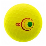 Мяч для гольфа Bridgestone e12 Contact 25 Matte Yellow, BGB5CYX, 3 шт/уп, желтый