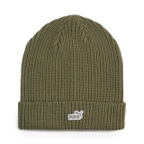 Шапка PUMA ESS №1 Logo Patch Mid Crown Beanie, 02748602, полиэстер, оливковый