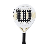 Ракетка для падела WILSON Optix V2 Lite WH, WR190711U2, для начин-х, стекловолокно, бело-черн-беж