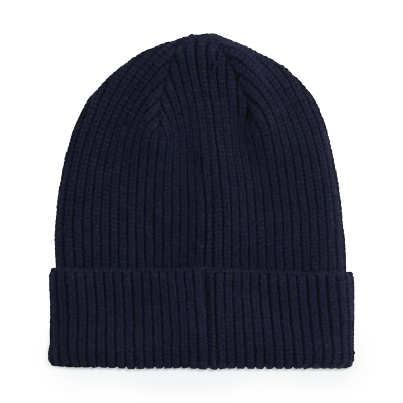 Шапка PUMA Cat Patch Mid Crown Beanie, 02735606, 100% полиэстер, темно-синий