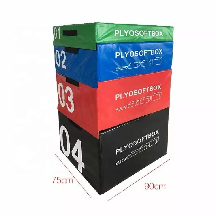 Комплект плиометрических боксов 90х75 высотой 15-30-45-60 см OKPRO OK0049F (15.30.45.60)