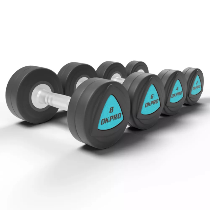 Набор полиуретановых гантелей от 12 до 30 кг (шаг 2 кг) OKPRO OK1032B-12-30