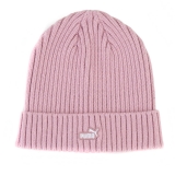 Шапка PUMA ESS Patch Mid Crown Beanie, 02641703, акрил, полиамид, полиэстер, розовый