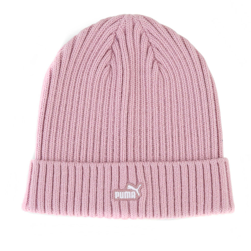 Шапка PUMA ESS Patch Mid Crown Beanie, 02641703, акрил, полиамид, полиэстер, розовый