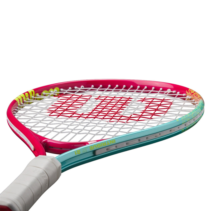 Ракетка б/т дет. Wilson Intrigue Jr 21, WR180510U, для дет.5-6лет, алюминий, со струн., розово-бирюзов