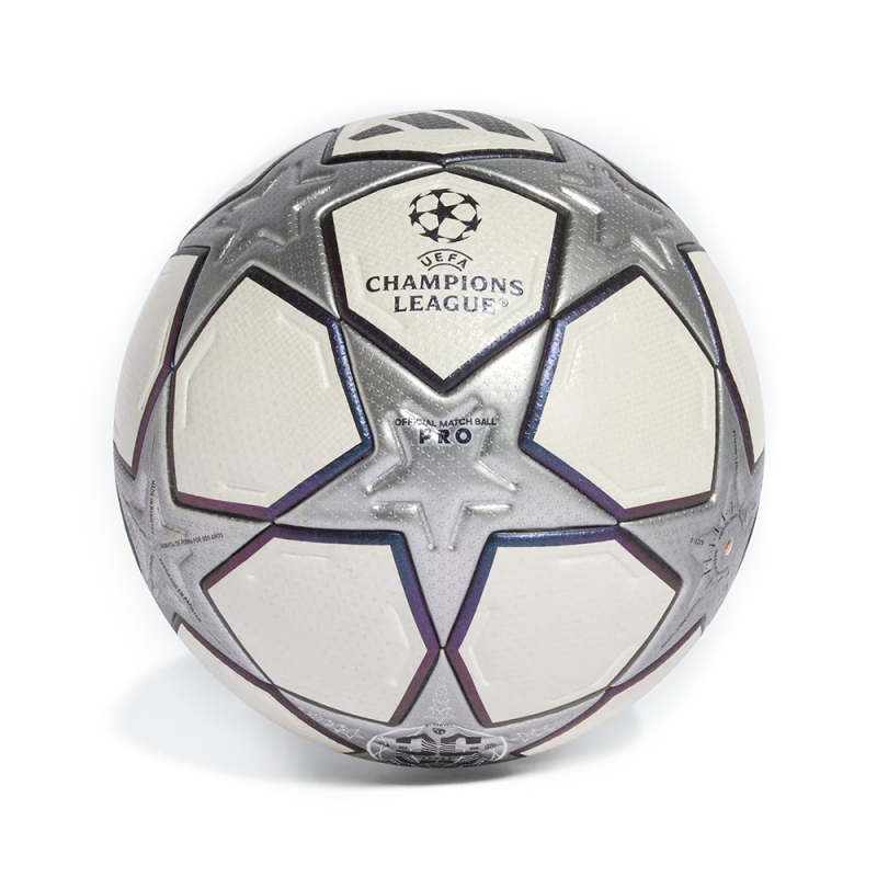 Мяч футб. ADIDAS UCL PRO 3RD JY8891, р.5, 32п, FIFA Quality PRO, ПУ, термосш, бело-серебристо-фиолет
