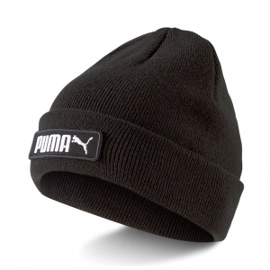 Шапка PUMA Classic Cuff Beanie, 02343401, 100% акрил, черный