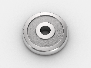 Диск хромированный UNIX Fit 2.5 кг / 25 мм DU2500CE