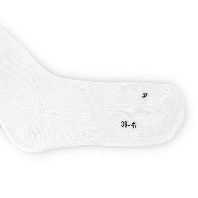Гольфы волейб. TORRES Sport Team, FS110118-01-39-41, размер 39-41, БЕЛ, хлопок, полиамид, латекс, эластан