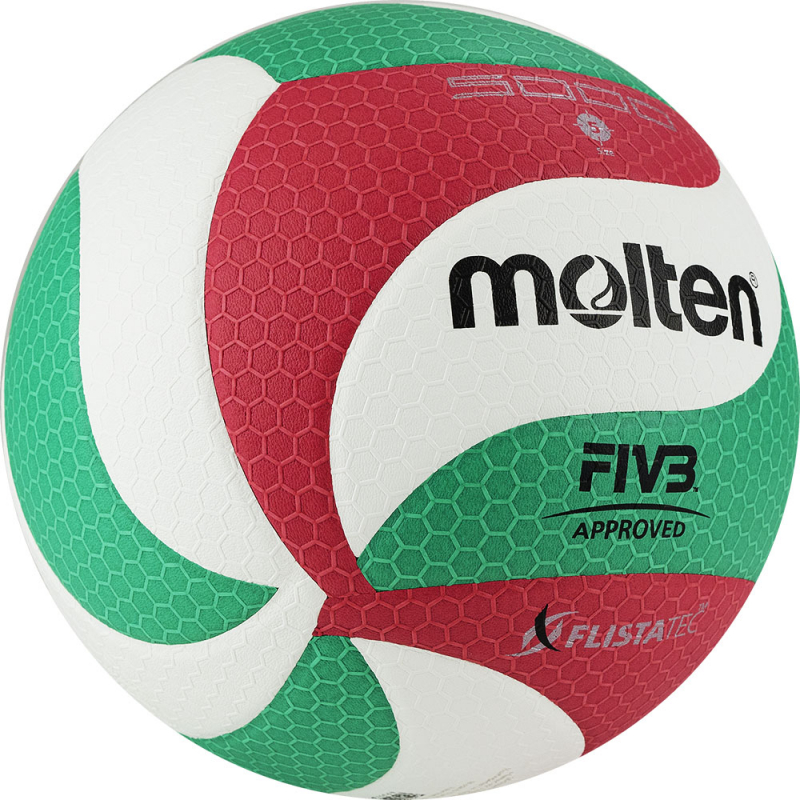 Мяч волейбольный MOLTEN V5M5000-DE размер 5, FIVB Approved