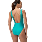 Купальник SPEEDO Logo Square Back Swimsuit, 8-00521216569, размер 32 (российский размер 44), бирюзовый