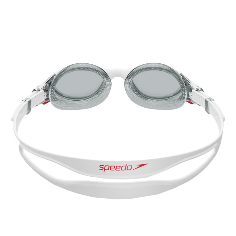 Очки для плав. SPEEDO Biofuse 2.0 8-00233214516, ДЫМЧАТЫЕ линзы, белая оправа