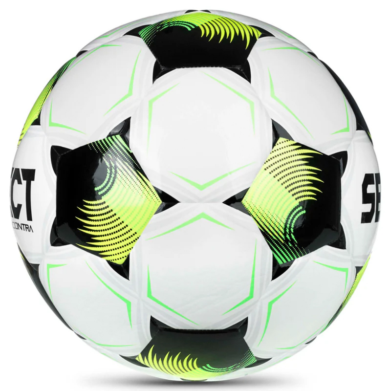 Мяч футб. SELECT Contra DB V26, 0855171012, размер 5, FIFA Basic, 32 пан, ПУ, гибр.сш, бело-желто-черный