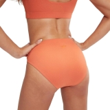 Купальник SPEEDO Textured Deep U-Back Bikinis, 8-00387516588, размер 34, российский размер 46, оранжевый