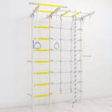 Шведская стенка ROMANA S7 (белый прованс/желтый)