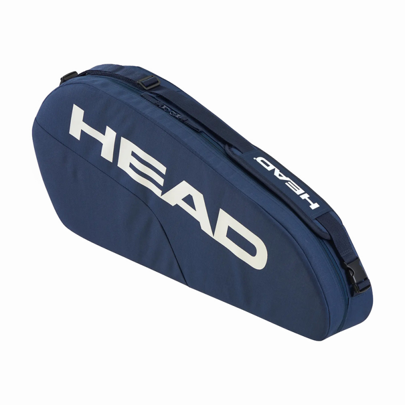 Сумка-чехол HEAD Base Racquet Bag S, 261325-NV, с карманом, на 3 тен.ракетки, темно.синий