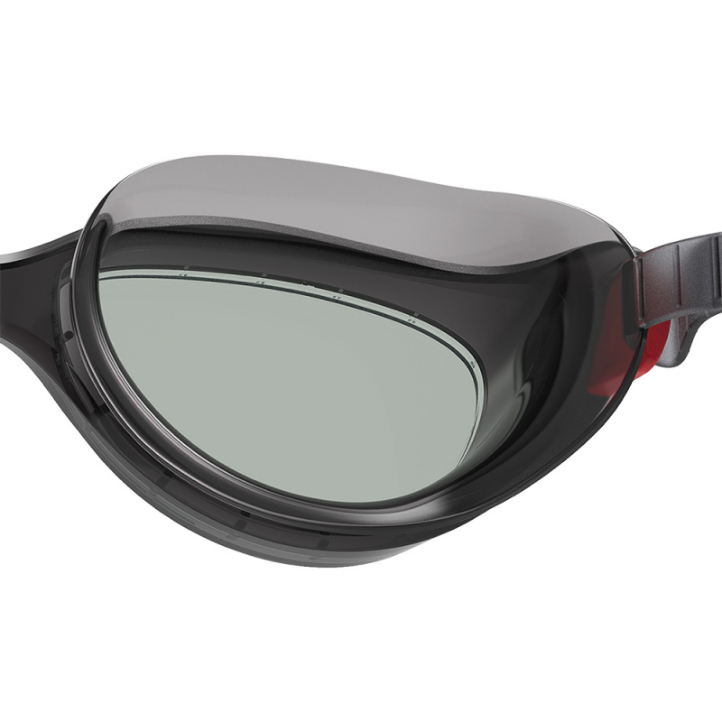 Очки для плав. SPEEDO Futura Hydrospex, 8-E000036004-C16LO, ДЫМЧАТЫЕ линзы, нерег. перен., черн. опр