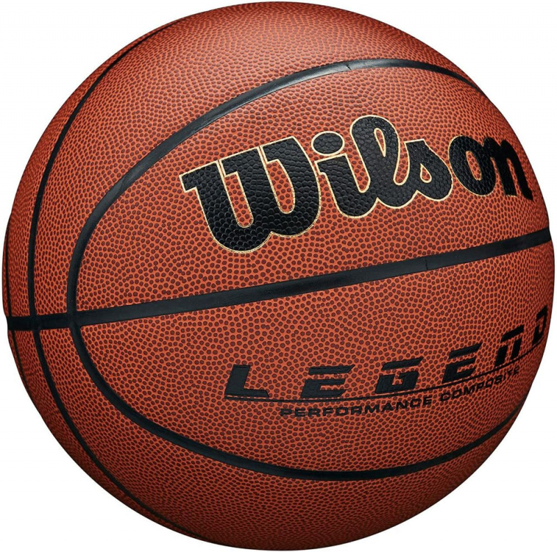 Мяч баск. WILSON Legend Comp, WTB0917XB, размер 7, синт.кожа (композит), бутил. камера, коричневый