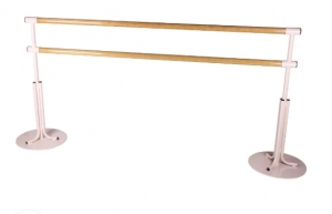 Станок хореографический 2 метра, переносной двухрядный (балетный) Дельта-фитнес