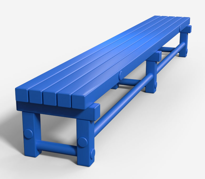 Скамейка Дельта-фитнес, 2000х300х300 мм.