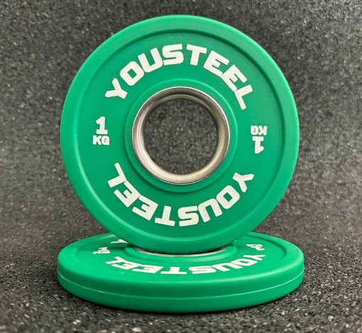 Малый диск 1 кг полиуретановый, зеленый