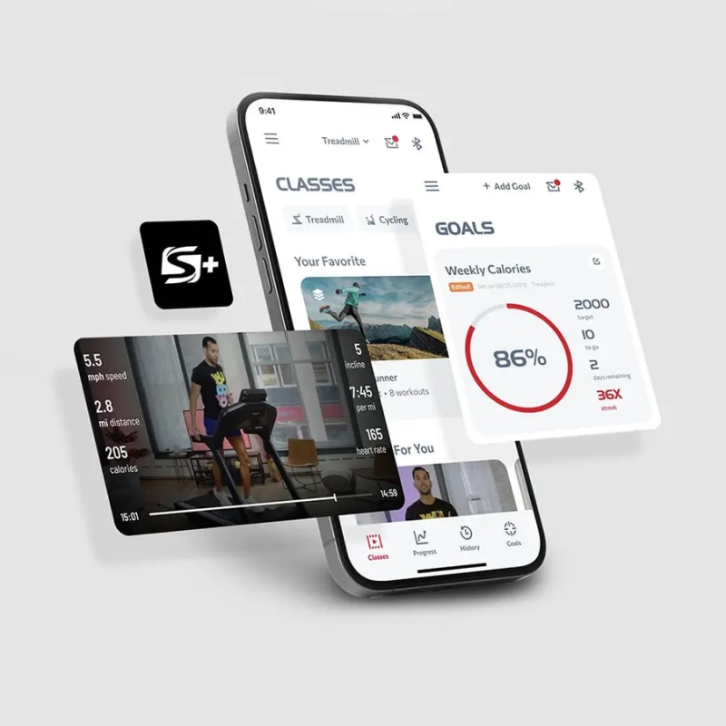 Велотренажер SPIRIT XBR55ENT BLACK XBR55 ENT