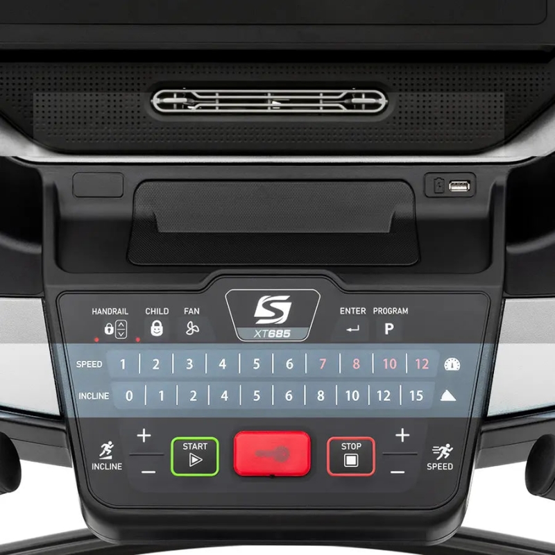 Беговая дорожка SPIRIT XT685 DC BLACK XT685DC BL