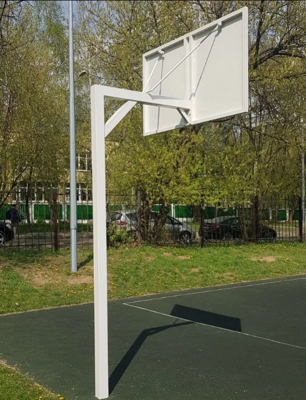 Стойка баскетбольная стационарная под бетонирование вынос 1,2 м.
