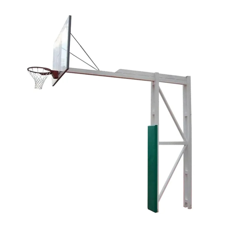 Стойка баскетбольная стационарная двухопорная, вынос 2,25 м.