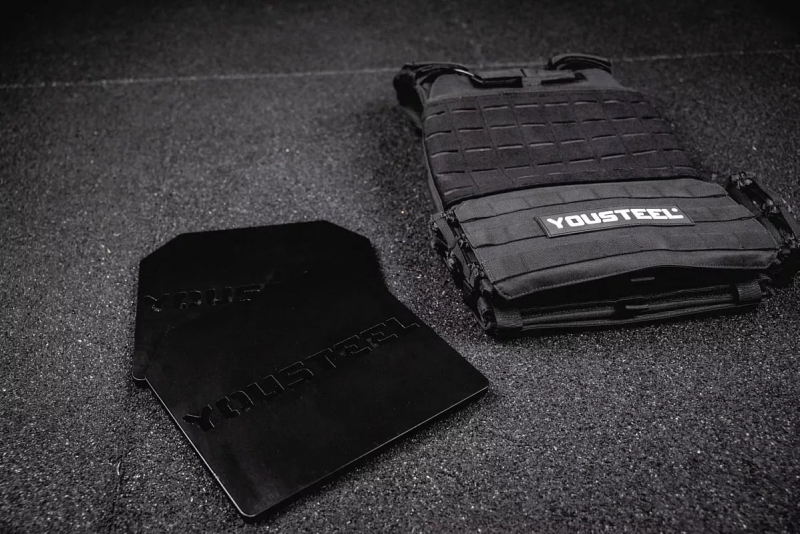 Жилет утяжелитель c плитами 12 кг YOUSTEEL