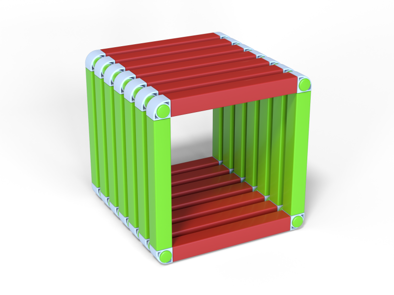 Скамейка подводная Дельта-фитнес, 1000х500х1000 мм. вариант 1