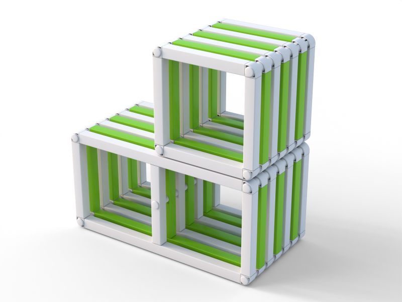 Скамейка подводная Дельта-фитнес, 1500х500х1000 мм. вариант 1