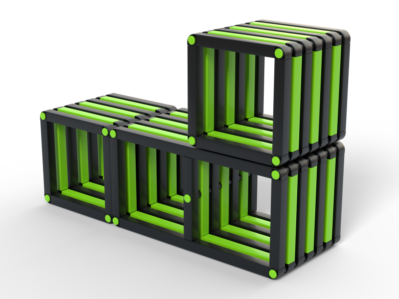 Скамейка подводная Дельта-фитнес, 1500х500х1000 мм. вариант 1