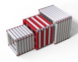 Скамейка подводная Дельта-фитнес, 610х610х610 мм. вариант 2