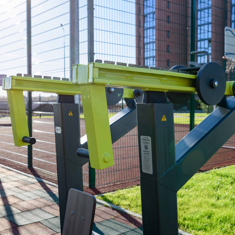 Уличный тренажер Жим вверх с переменной нагрузкой ZAVODSPORTA P-1801